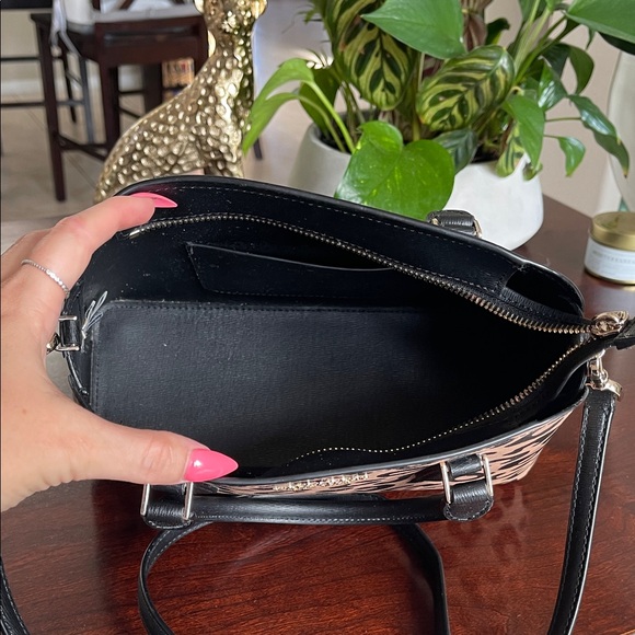 Kate Spade Black and Tan Leopard Crossbody Bag - Picture 5 of 8